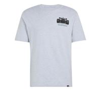 adidas Men's Mercedes - Amg Petronas Formula 1 Team Graphic Shirt, Light Grey Heather/semi Mint Rush/White, M