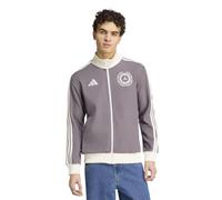 adidas Men's Mercedes - Amg Petronas Formula 1 Team Silver Arrows Icon Track Top Sweatshirt, granite/off white, M