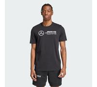 adidas Men's Mercedes - AMG Petronas Formula ONE Team DNA Graphic TEE Men, Black/White, XS