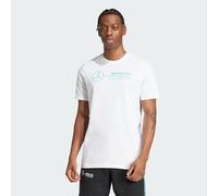 adidas Men's Mercedes - AMG Petronas Formula ONE Team DNA Graphic TEE Men, White/semi Mint Rush, XS