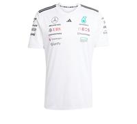 adidas Men's Mercedes - AMG Petronas Formula ONE Team Driver Jersey White Men, White/Black, XS