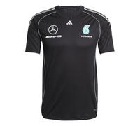 adidas Men's Mercedes - AMG Petronas Formula ONE Team Mechanics Jersey Men, Black/Reflective Silver, L