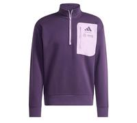 adidas Men's MERCEDES - AMG PETRONAS FORMULA ONE TEAM PREMIUM WOVEN FLEECE TOP MEN, Aurora Plum, XXL
