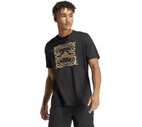 adidas Men's Metallic Graphic Tee, Black, L