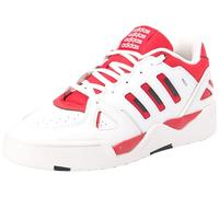 adidas Men's MIDCITY Low Shoes Basketball, Cloud White/COLRED/Carbon Black, 6 UK