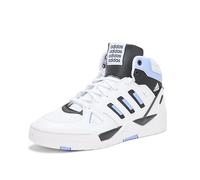 adidas Mens Midcity Mid Lace Up Sneakers Shoes Casual - White, White/Blue Spark/Black, 5.5 UK