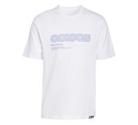 adidas Men's Motorsport Linear Graphic T-Shirt, White, M