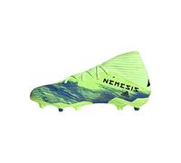 adidas Men's Nemeziz 19.3 Firm Ground Soccer Shoe, Signal Green/Black/Team Royal Blue, 11.5 M US