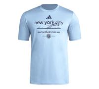 adidas Men's New York City FC Vintage World Pre-Game Short Sleeve T-Shirt