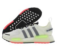 adidas Men's NMD_V3 Sneakers, Crystal White/Core Black/Signal Green-white, 13
