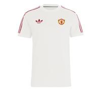adidas Originals Manchester United Adicolor Classics 3-Stripes T-Shirt Adults M White