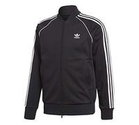 adidas Men's Originals Superstar Track Top Jacket, Black, Medium