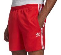 adidas Mens Originals Swimming Shorts - Red - Size Small