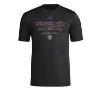 adidas Men's Orlando City SC Vintage World Pre-Game Short Sleeve T-Shirt
