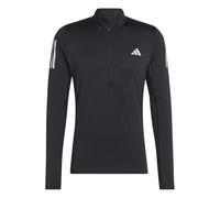adidas Men's Own The Run 1/4 Zip Long Sleeve Sweatshirt, Black, XL