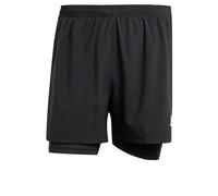 adidas Own the Run 2-in-1 Running Shorts Mens S Black