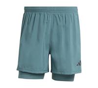 adidas Men's Own The Run Climacool 2in1 Short, Preloved Teal, XL
