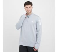 adidas Men's Own The Run Half-Zip Jacket, Halo Silver L