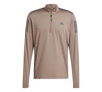 adidas Men's Own the Run Half-Zip Jacket, trace brown, XL