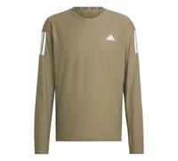 adidas Men's Own The Run Long Sleeve T-Shirt, Olive Strata, Large Tall