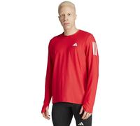 adidas Men's Own The Run Long Sleeve Tee, Better Scarlet, L