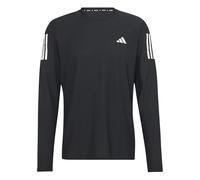 adidas Men's Own The Run Long Sleeve Tee, Black/White, 3XL