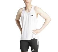 adidas Men's Own The Run Tank Top Shirt, White/White, XL