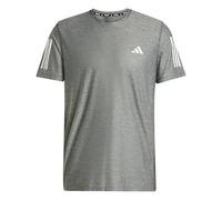 adidas Men's Own The Run Tee, Grey six/White Melange, L