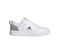 adidas Men's Park Street Sneaker, White/White/Black, 10
