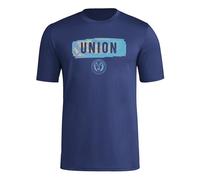 adidas Men's Philadelphia Union Vintage World Pre-Game Short Sleeve T-Shirt