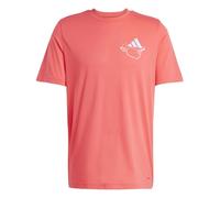 adidas Men's Pickleball Served Graphic T-Shirt, semi Lucid red, XS