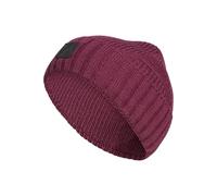 adidas Men's Pine Knot Fold Beanie, Victory Crimson Purple/Black, One Size