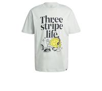 adidas Men's Positivity Graphic TEE, Linen Green F22, M