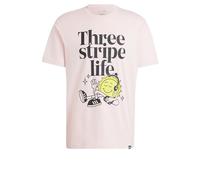 adidas Men's Positivity Graphic TEE, Sandy Pink F24, S