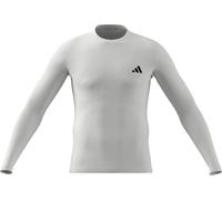 adidas Men's Power Essentials Workout Long Sleeves T-Shirt, White, S