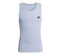 adidas Men's Power Essentials Workout Rib Tank, Halo Silver, L