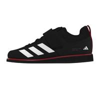 adidas Mens Powerlift 5 Weightlifting Shoes Training Black/White/Ruby 10 UK