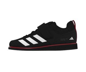 adidas Mens Powerlift 5 Weightlifting Shoes Training Black/White/Ruby 8 UK