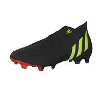 adidas Men's Predator Edge.1 Fg Sneaker, Cblack Tmsoye Solred, 8 UK