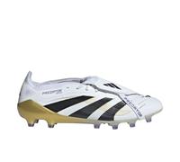 adidas Mens Predator Elite Fold-Over Tongue Artificial Grass Soccer Cleats - White, White, 11