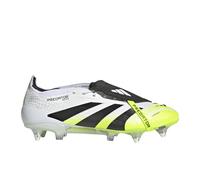 adidas Mens Predator Elite Fold-Over Tongue Soccer Cleats - White, Yellow, White, 10
