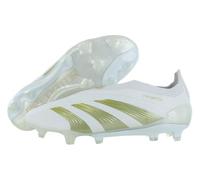 adidas Men's Predator Elite Soccer Cleats, Footwear White/Gold Metallic/Footwear White, 7