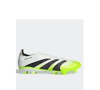 adidas Mens Predator League Laceless Firm Ground Football Boots, White, Size 10, Men White