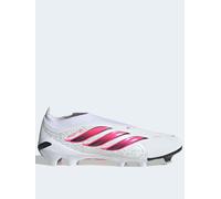 adidas Mens Predator League Laceless Firm Ground Football Boots, White, Size 11, Men White
