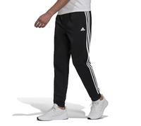 adidas Men's PRIMEGREEN ESSENTIALS WARM-UP TRICOT TAPERED 3-STRIPES TRACK PANT, L Tall 3 inch