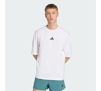 adidas Mens Training Oversized T-Shirt, White, Size 2Xl, Men White