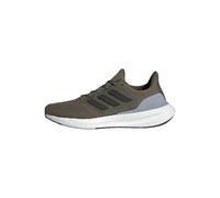 adidas Men's Pureboost 23 Shoes Running, Olive Strata/Core Black/Halo Silver, 7 UK