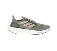 adidas Men's Pureboost 5 Running Sneaker, Silver Pebble/Wonder Beige/Olive Strata, 14