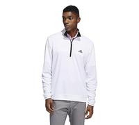 adidas Men's Quarter-Zip Sweatshirt (Long Sleeve) S white