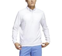 adidas Mens Quarter Zip Sweatshirt (XL) (White)